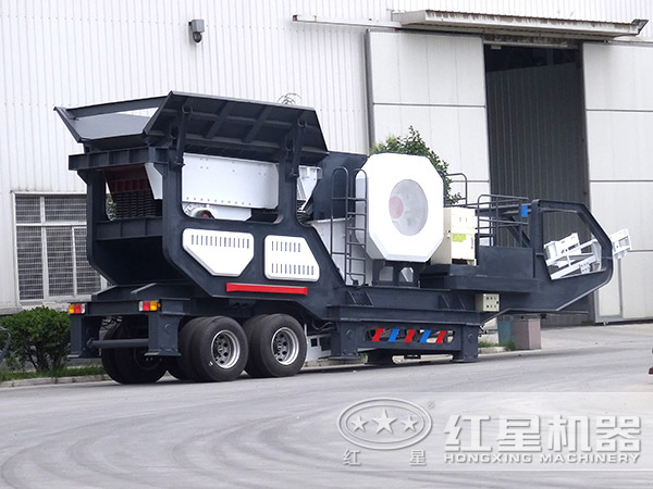 移動(dòng)顎破青石破碎機(jī)